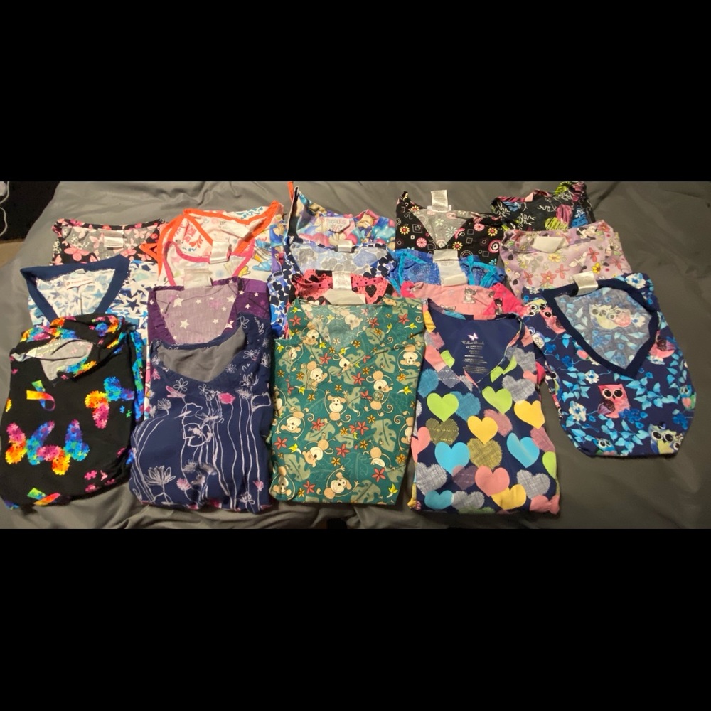 Lot of scrub tops